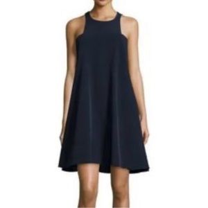 Milly Silk Cady Trapeze Dress